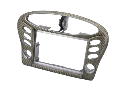 Grille d'aération centrale en carbone. Porsche 986 97-03